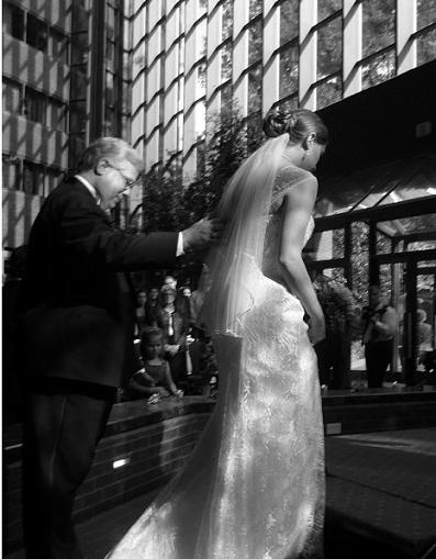 Wedding Ceremony in Omni Atrium Charlottesville