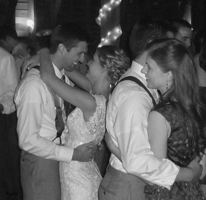 Bride and Groom Dancing